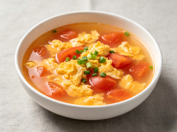Tomato and Egg Drop Soup