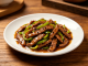 Beef Stir-Fry with Green Bell Peppers in Black Pepper Sauce